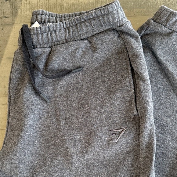 Gymshark 2 pairs of Mens Size M Jogger Sweatpants Light Gray and Dark Gray. - Picture 2 of 10